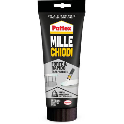 PATTEX MILLECHIODI FORTE E RAPIDO TRASPARENTE - GR 52