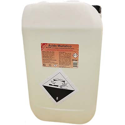 ACIDO CLORIDRICO MURIATICO 30-33% - KG 25