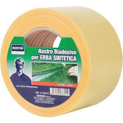 NASTRO PRATO ERBA SINTETICA BIADESIVO BOSTON - MM 75 ML 25