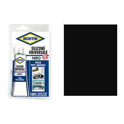 SILICONE ACETICO IN TUBETTO BOSTIK - NERO ML 60