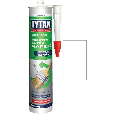 SILICONE ACRILICO ULTRA RAPIDO TYTAN - BIANCO VERNICIABILE ML 300