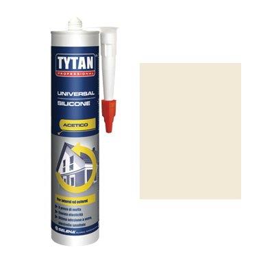 SILICONE ACETICO UNIVERSALE TYTAN - AVORIO RAL 1013 ML 280