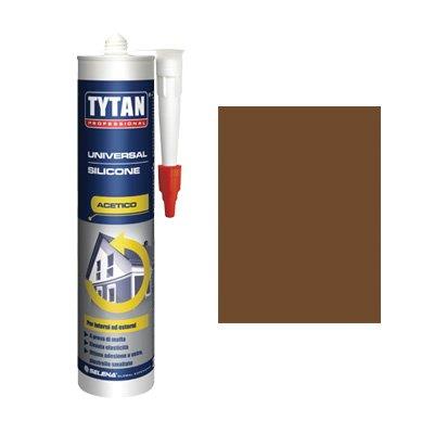 SILICONE ACETICO UNIVERSALE TYTAN - MARRONE RAL 8007 ML 280