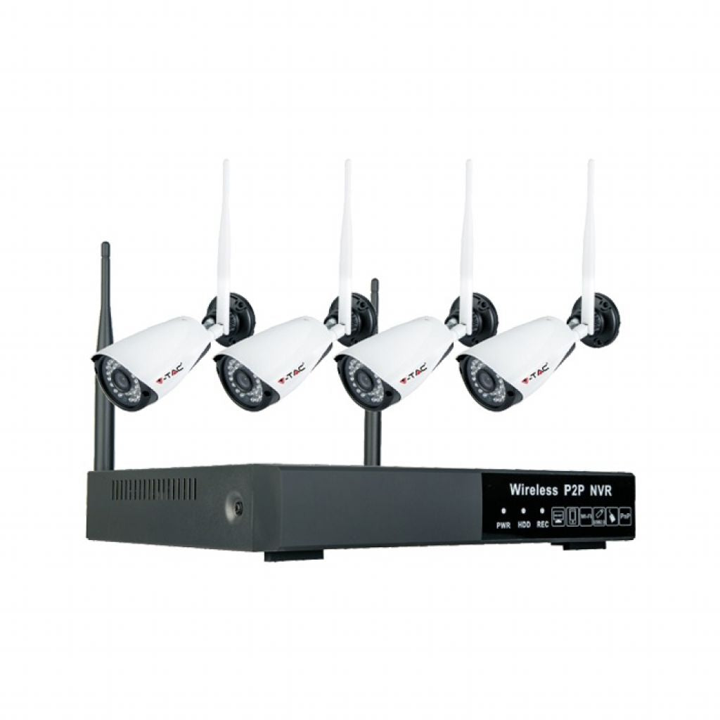 1080P Wireless Nvr Camera EU Plug Full Set IP 20