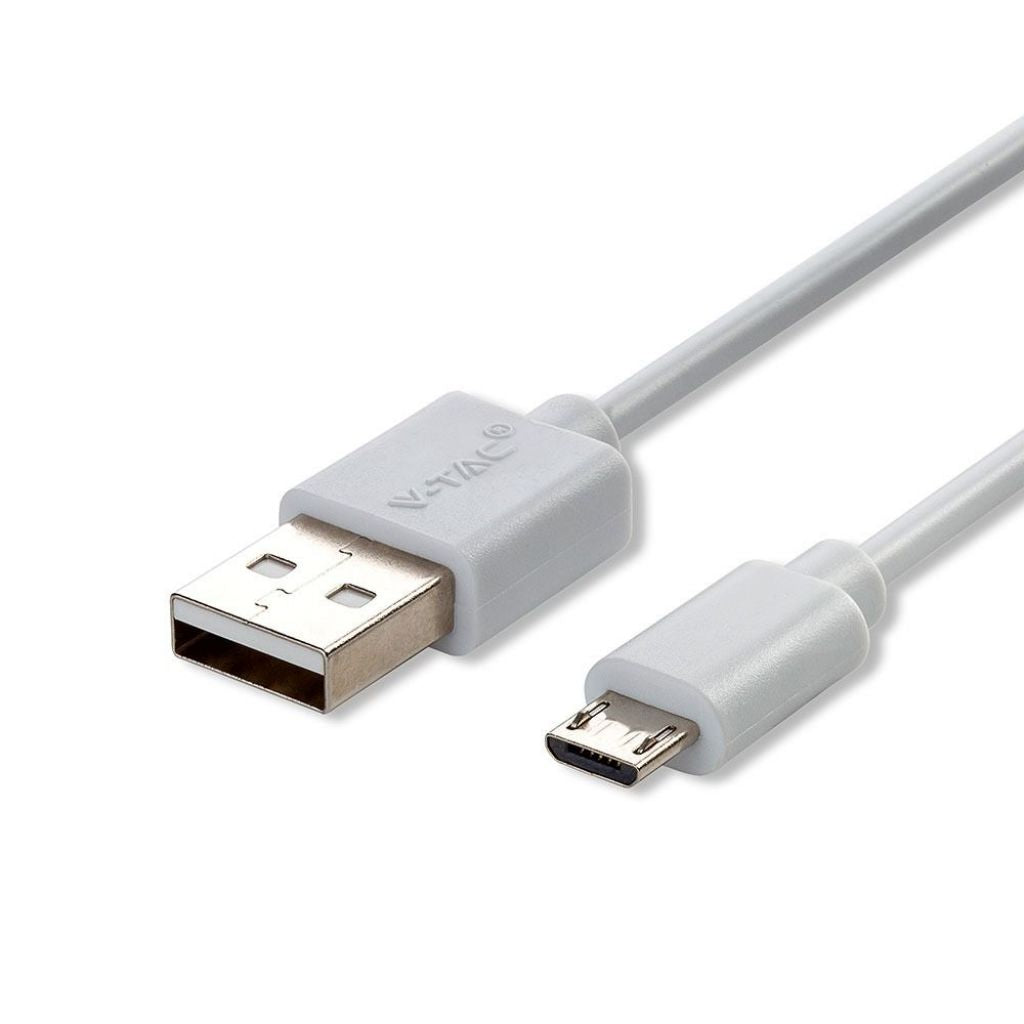 1m Micro USB Cable White Pearl Series
