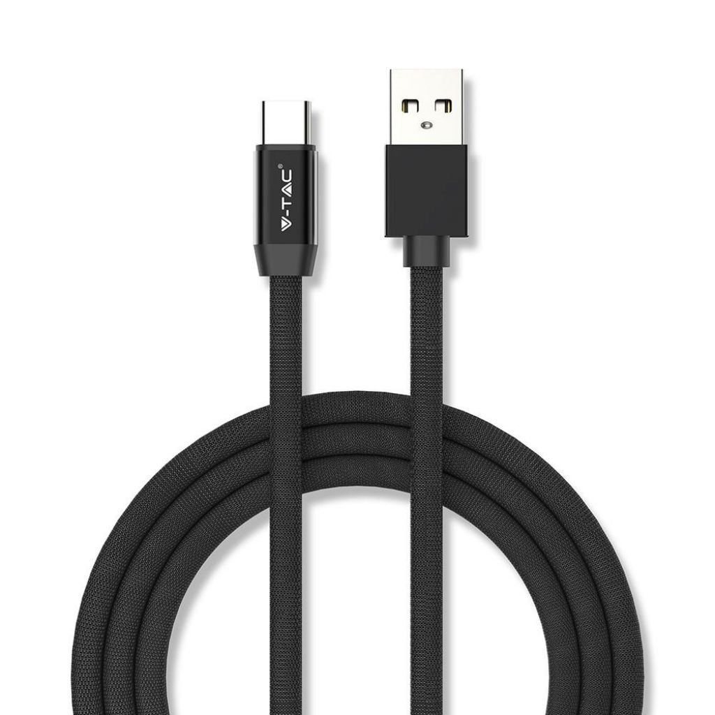 1m Type C USB Cable Black Ruby Series