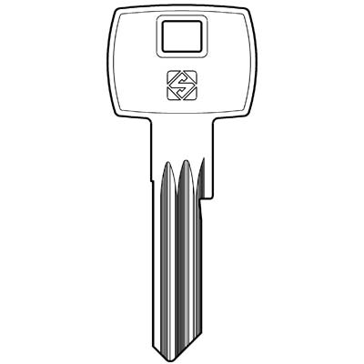 CHIAVE PIATTA CORBIN CB90R SILCA - ACCIAIO NICHELATO