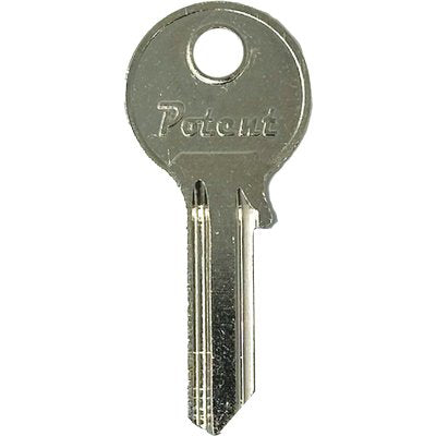 CHIAVE PIATTA POTENT K2750/60 ORIGINALE - OTTONE NICHELATO