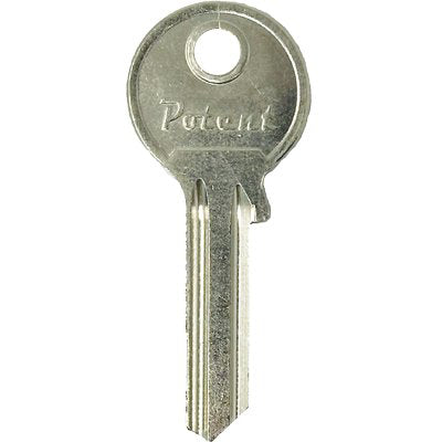 CHIAVE PIATTA POTENT K2765 ORIGINALE - OTTONE NICHELATO