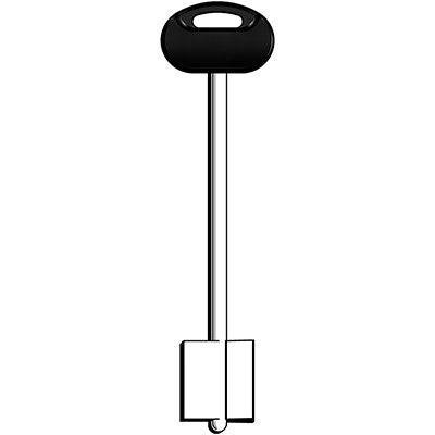 CHIAVE DOPPIA MAPPA MOTTURA 92188 ORIGINALE - SERIE 20 OTTONE NICHELATO
