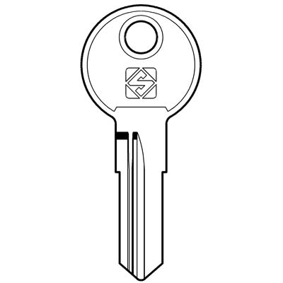 CHIAVE PIATTA EUROLOCKS EU10R SILCA - ACCIAIO NICHELATO