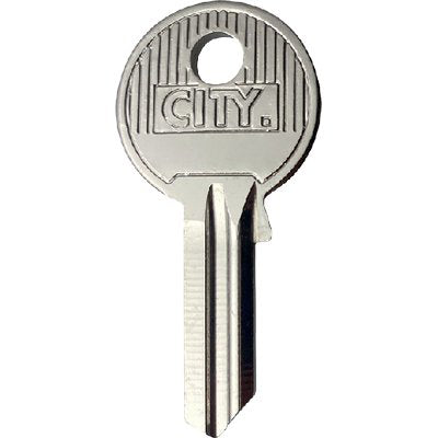 CHIAVE PIATTA ISEO 020079 CITY 30 ORIGINALE - OTTONE NICHELATO