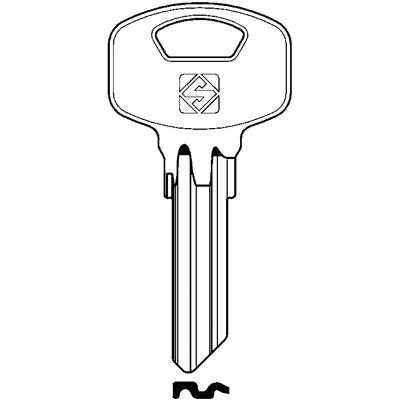 CHIAVE PIATTA YALE YA89SM SILCA - ACCIAIO NICHELATO