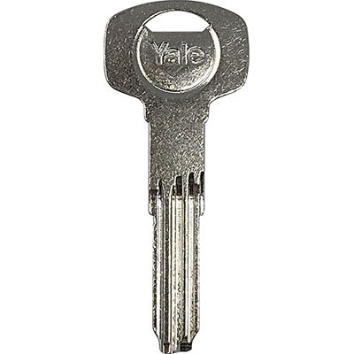 CHIAVE PUNZONATA YALE 016P106 ORIGINALE - OTTONE NICHELATO