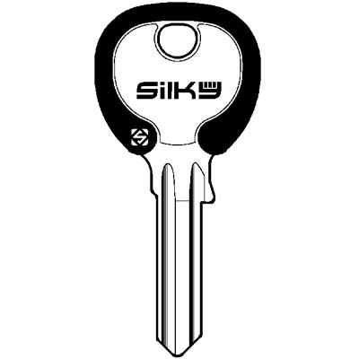 CHIAVE PIATTA ISEO IE3DZ SILKY SILCA - OTTONE NICHELATO