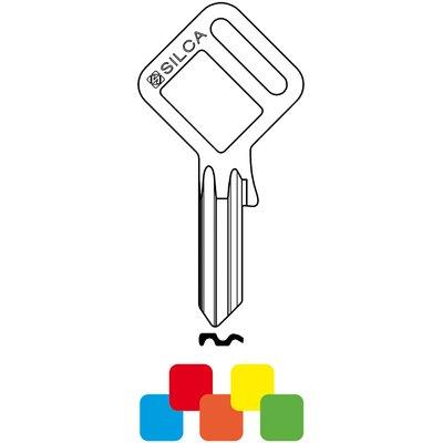 CHIAVE PIATTA TAGGY UL052 SILCA - OTTONE NICHELATO