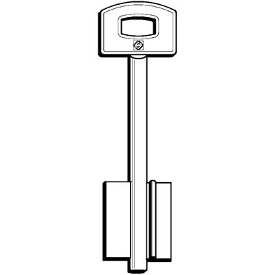 CHIAVE DOPPIA MAPPA SECUREMME 5SCM8 SILCA - OTTONE NICHELATO