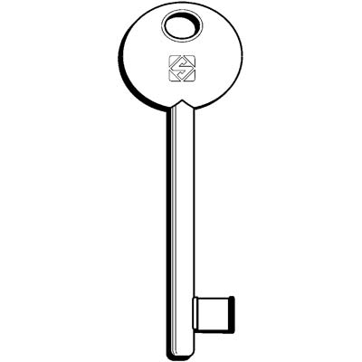 CHIAVE PATENT 6P2S SILCA - OTTONE