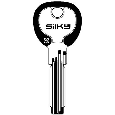 CHIAVE PUNZONATA CORBIN CB97DZ SILKY SILCA - OTTONE NICHELATO