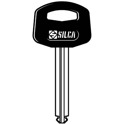 CHIAVE PUNZONATA ABUS AB60P SILCA - OTTONE NICHELATO