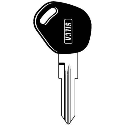 CHIAVE AUTO FIAT LANCIA GT15RBP SILCA - ACCIAIO NICHELATO