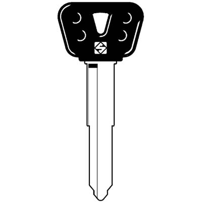 CHIAVE AUTO YAMAHA YH35RBP SILCA - ACCIAIO NICHELATO