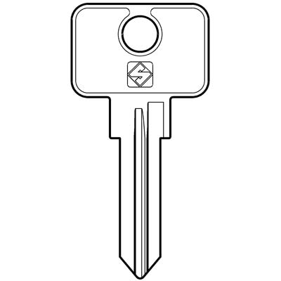 CHIAVE AUTO SISPA AUTOBLOCK SSA4R SILCA - ACCIAIO NICHELATO