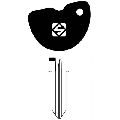 CHIAVE AUTO PIAGGIO GT20RDP SILCA - ACCIAIO NICHELATO