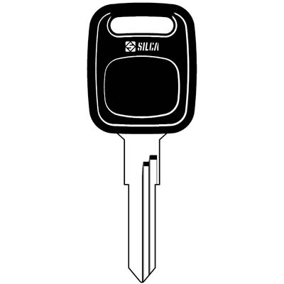 CHIAVE AUTO AUDI HU49BP SILCA - ACCIAIO NICHELATO