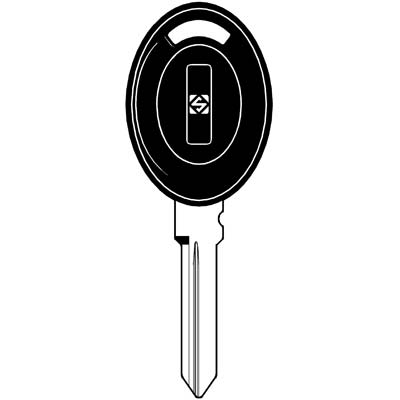CHIAVE AUTO TATA TAT3RP  SILCA - OTTONE NICHELATO