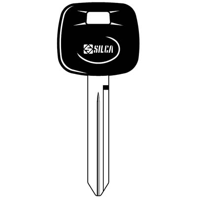 CHIAVE AUTO TOYOTA TOY47BP SILCA - ACCIAIO NICHELATO
