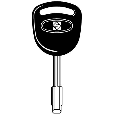 CHIAVE AUTO FORD FO21P SILCA - ACCIAIO NICHELATO