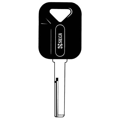 CHIAVE AUTO VOLVO HU56RP SILCA - OTTONE NICHELATO