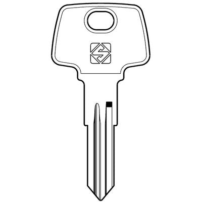 CHIAVE AUTO CEM CEM4 SILCA - ACCIAIO NICHELATO