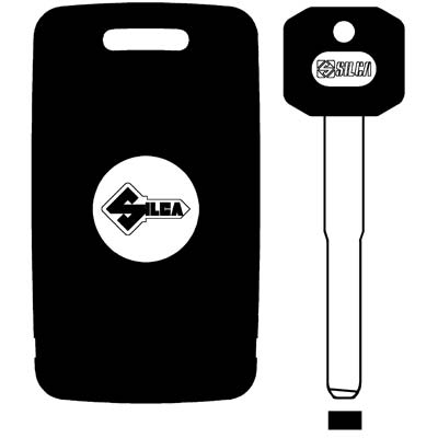 CHIAVE AUTO TRANSPONDER SLOT VOLVO HU137TEK SILCA