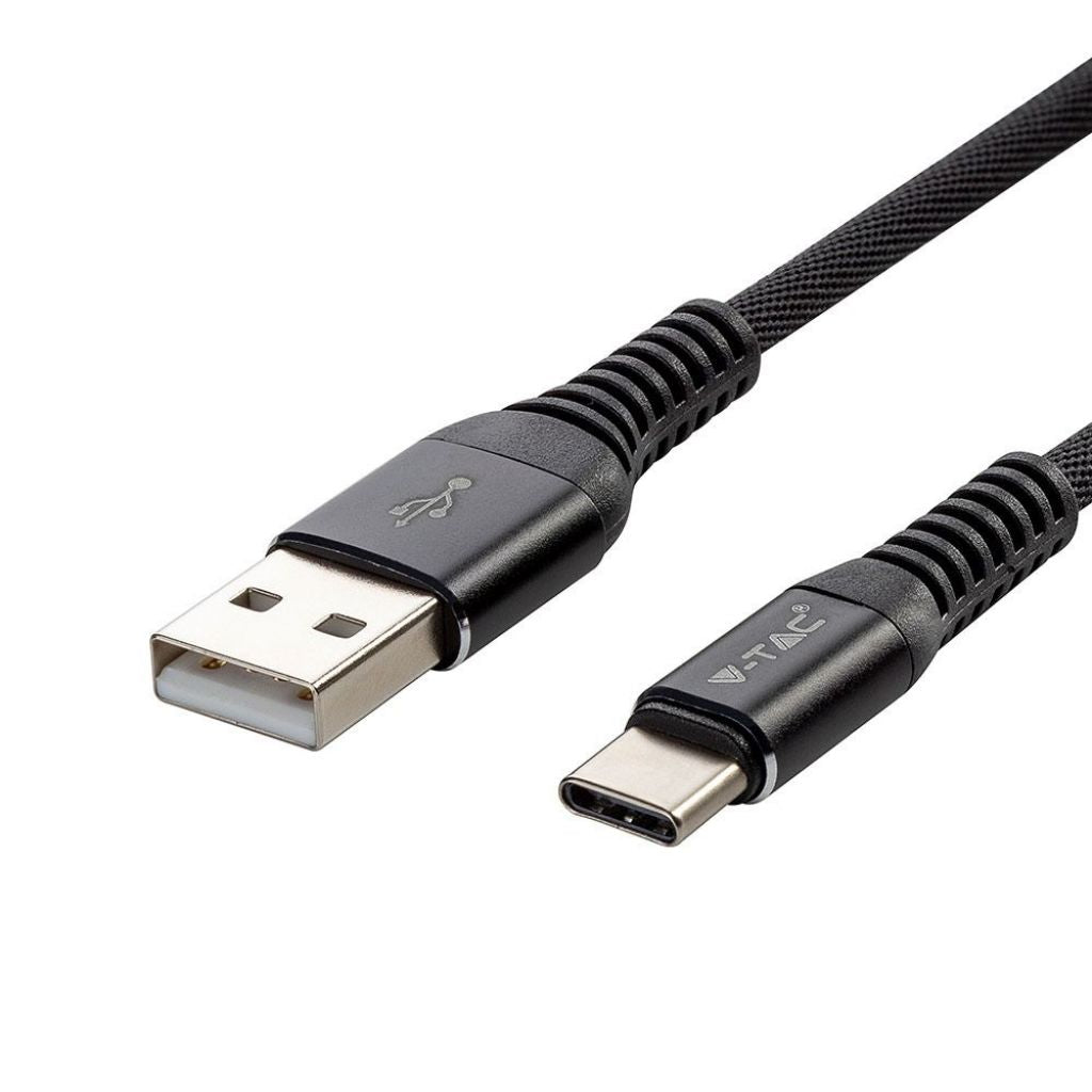 1m Type C USB Cable Black Diamond Series