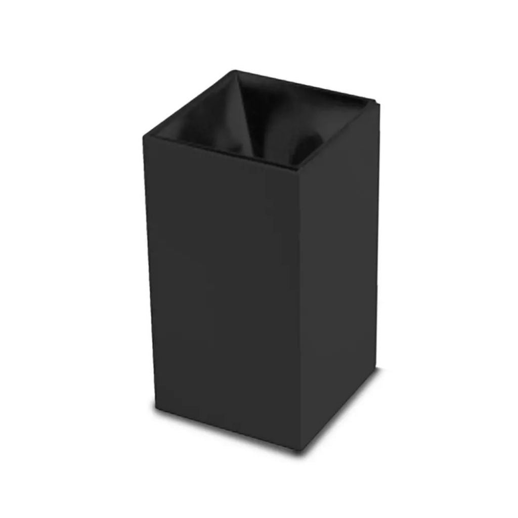 GU10 Fitting Square Black + Black
