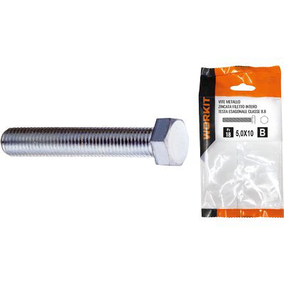 VITE METALLO TE ZINCATA SELF WORKIT - CLASSE 8.8 FILETTO INTERO MM  6X 60 CF=PZ 8