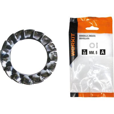 RONDELLA DENTELLATA SELF WORKIT - ZINCATA M 10 CF=PZ 13
