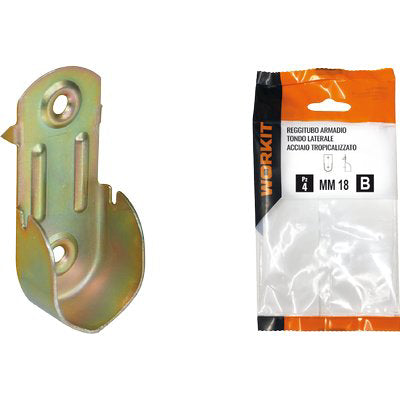 REGGITUBO ARMADIO TONDO LATERALE SELF WORKIT - ACCIAIO TROP TUBO MM 18 CF=PZ 4
