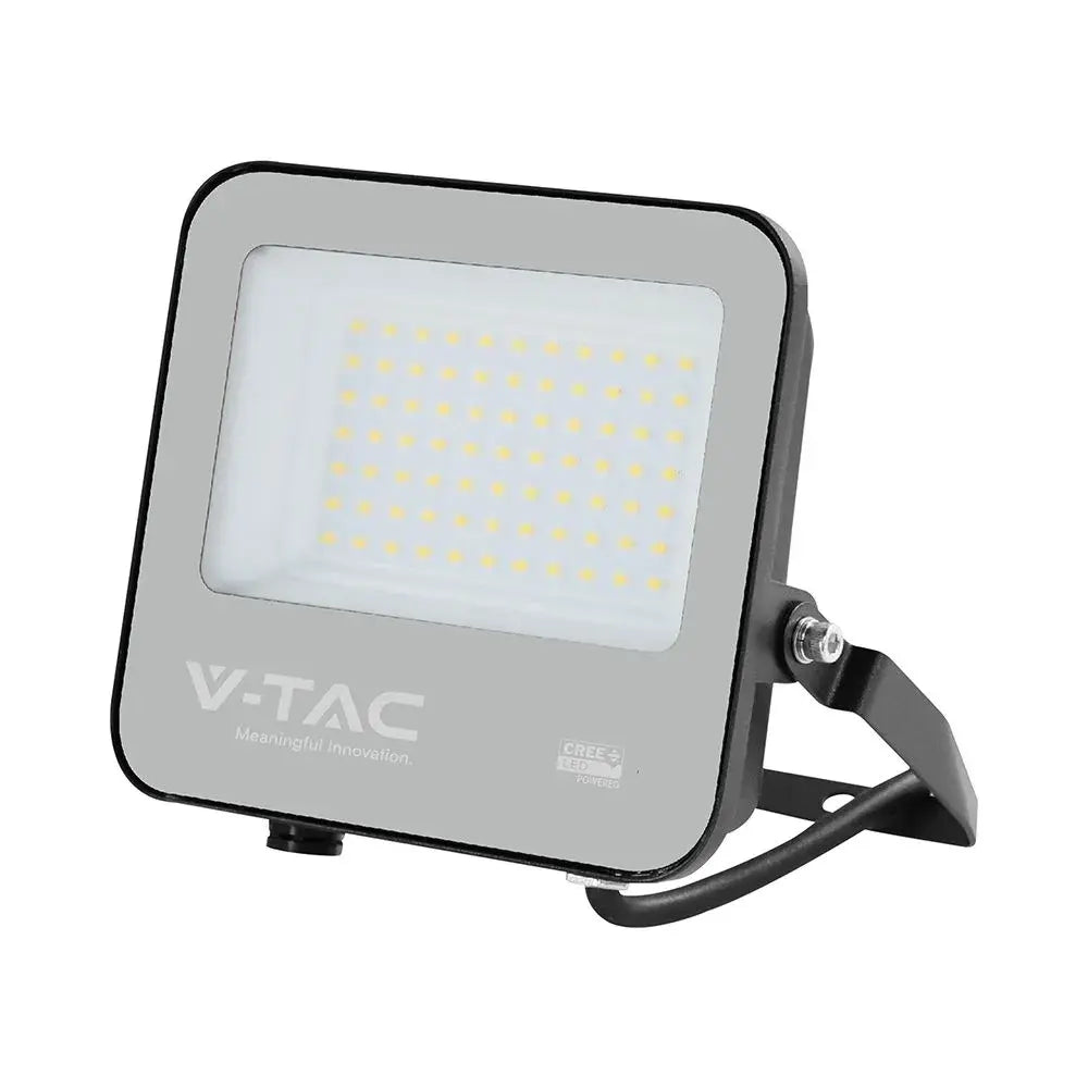 50W LED FLOODLIGHT WITH CREE CHIP CCT:6500K BLACK BODY GREY GLASS 6YRS WARRANTY 185LM/W