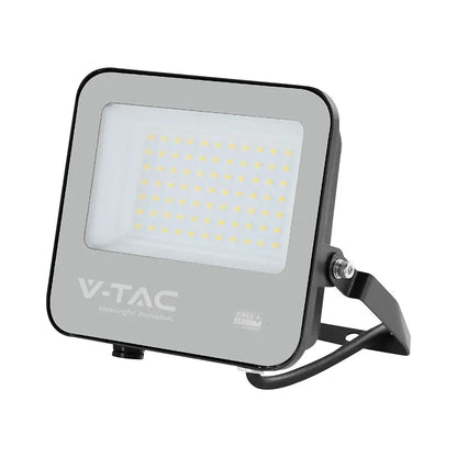 50W LED FLOODLIGHT WITH CREE CHIP CCT:6500K BLACK BODY GREY GLASS 6YRS WARRANTY 185LM/W