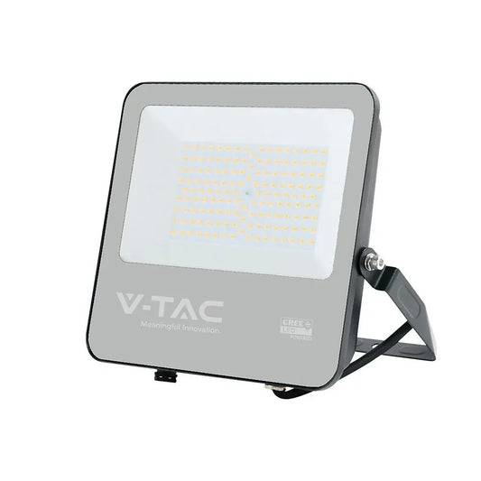 100W LED FLOODLIGHT WITH CREE CHIP CCT:4000K BLACK BODY GREY GLASS 6YRS WARRANTY 185LM/W