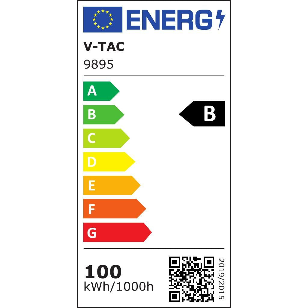 100W LED Floodlight Black Body 6500K Super Bright 185LM/W
