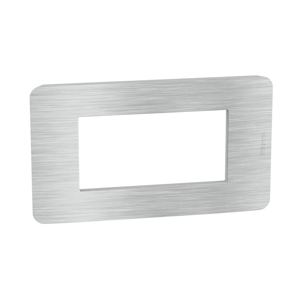 BTicino MATIXGO - PLACCA 4P ALUMINUM