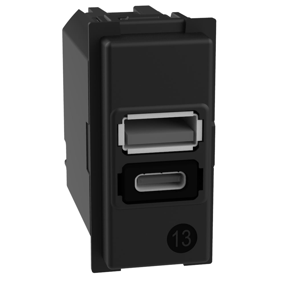 BTicino L.NOW - CARICATORE USB TIPO A+C 1M