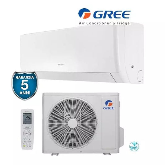 Climatizzatore Condizionatore Gree Inverter Serie NEWARI 12000 Btu R-32 Wi-Fi Integrato A+++GWH12AWBXB-K6DNA3F/I