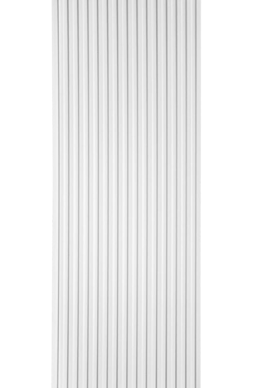 LAMELLI MOD. STRETTO LASTRA BIANCA IN POLIMERI 270X12X1,2 CM