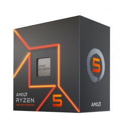 AMD RYZEN 5 7600 B- CPU BOX - SOCKET AM5 -3.8Ghz 32MB 65W + Wraith Stealth Cooler