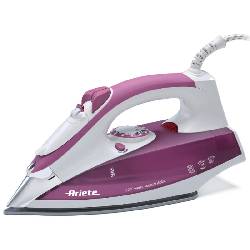 ARIETE STEAM IRON 2200 (6215/00) - FERRO DA STIRO - PUNTA SLIM - PIASTRA ACCIAIO INOX - COLPO VAPORE - SELF CLEANING - 2200W